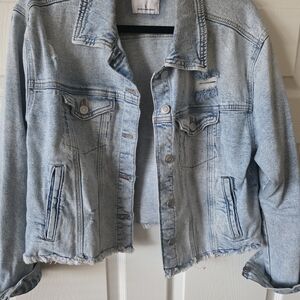 Celebrity Pink Washed Denim Jacket
